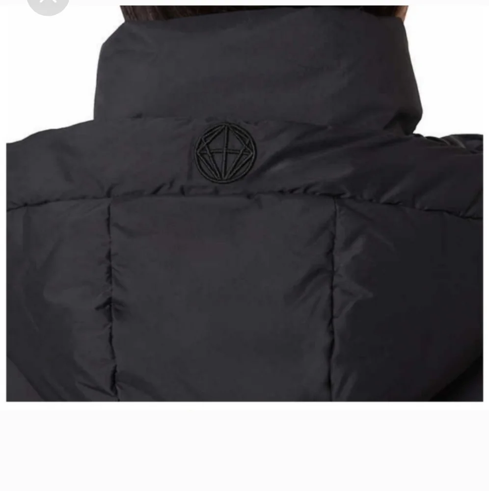 Mondetta Ladies Square Quilted Down Parka ~ BLACK